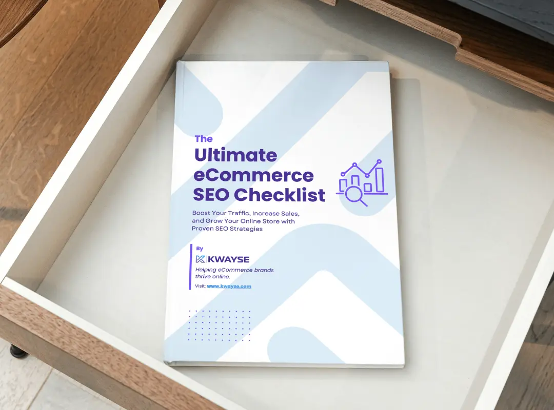 The Ultimate eCommerce SEO checklist - By Kwayse eCommerce SEO Agency in London UK - Cover image