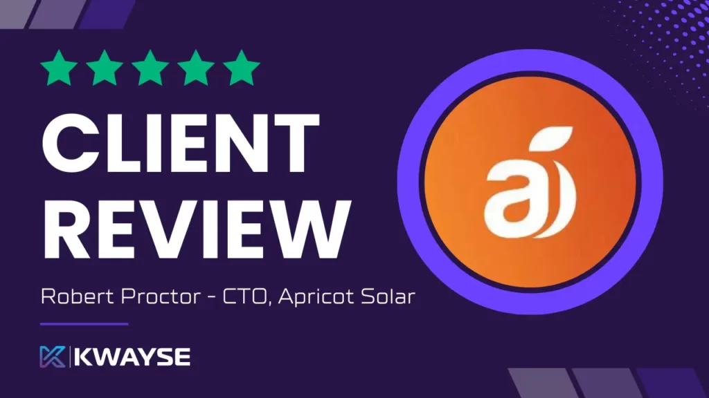 Apricot solar - Hire a Bubble.io developer - Kwayse Client case study