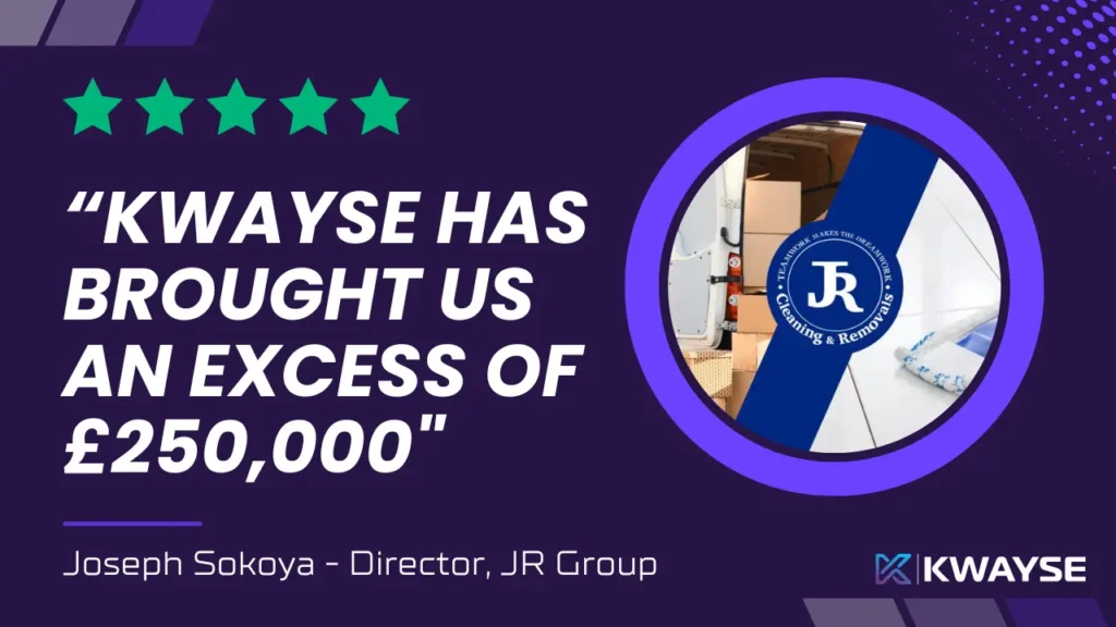 JR Group service business cleaning company seo agency london uk seo - kwayse seo company - cleaning company SEO - img1