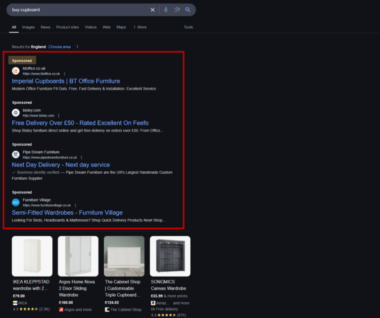 paid ads are advertising space that you buy to appear at the top of the SERP